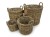 Zestaw dużych koszy rattanowych Dalia Solani Home z naturalnego rattanu Kobo Grey