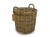Naturalny kosz rattanowy Dalia w stylu boho i skandynawskim
