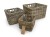 Zestaw koszy rattanowych Kubo Solani Home w kolorze Kobo Natural z otworami do przenoszenia