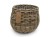 Detal splotu kosza rattanowego Livia – naturalny rattan