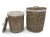 Zestaw koszy rattanowych Vela na pranie z naturalnego rattanu Kobo Natural – Solani Home